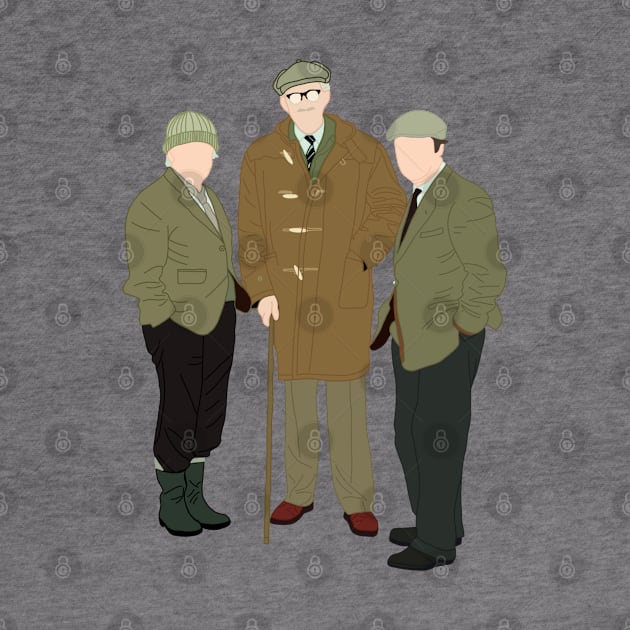 Compo, Clegg and Foggy, Last of the Summer Wine by alteredillusion